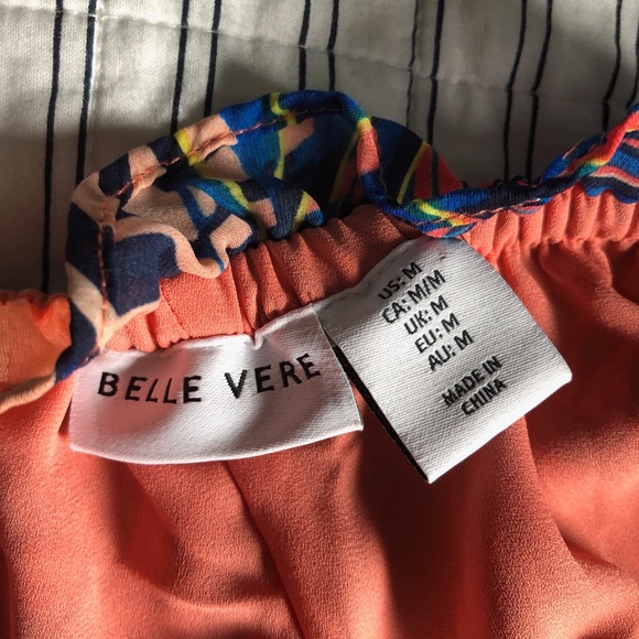 Belle Vere Tropical Off the Shoulder Dress - Picture 5 of 5